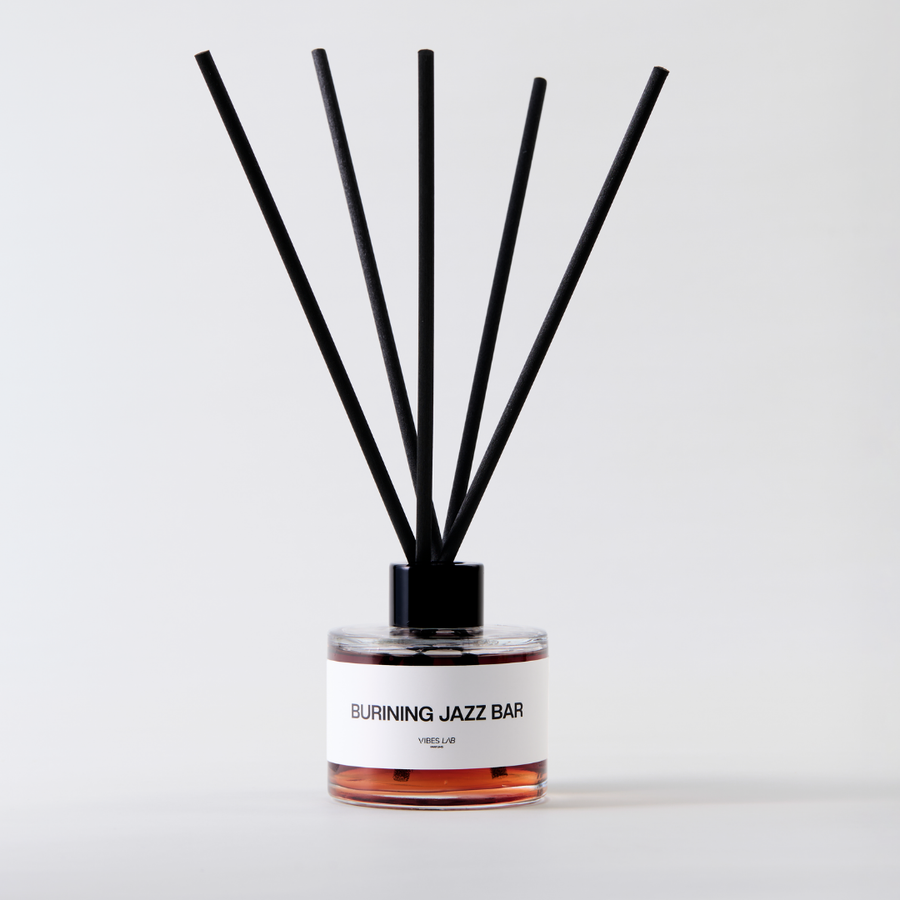 Burning Jazz Bar reed diffuser by Vibes Lab Parfums